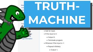 truthmachine A Simple Test Program  Creaturey Codez  shorts [upl. by Drof362]