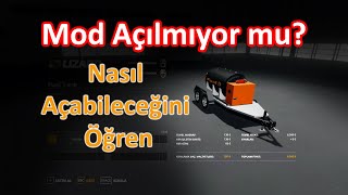 Çalışmayan modlar nasıl çalıştırılır Mod çalışmama sorunu Farming Simulator 19 [upl. by Tecil]