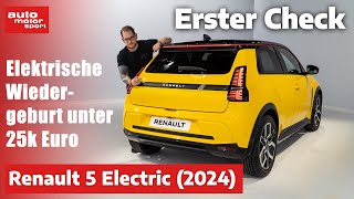 Neuvorstellung Renault R5 Electric  Optik retro und die Technik  auto motor und sport [upl. by Eelasor]