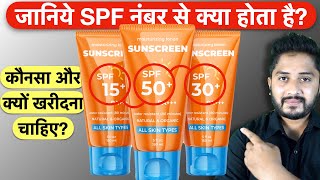 What is SPF in Sunscreen Lotion SPF kya hota hai Which SPF to buy [upl. by Attelocin]