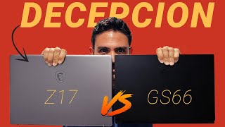 MSI CREATOR Z17 vs MSI GS66  NO COMPRES SIN VER ESTE VIDEO [upl. by Matheson]