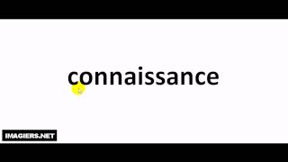 How to pronounce in French  connaissance [upl. by Kendall]