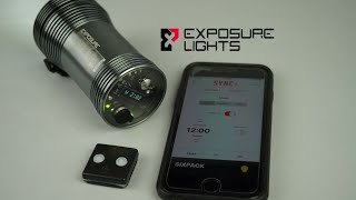 Exposure Lights How To Customise a Six Pack SYNC or MaXx D SYNC using the app [upl. by Jahdai719]