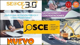 Buscar Expedientes Técnicos en Licitación para Empresas Publicas y Privadas  OSCE📢📝👷‍♂️ [upl. by Aerdnaed]