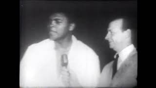 Cawood Ledford interviews Cassius Clay before Sonny Liston fight [upl. by Bullard]