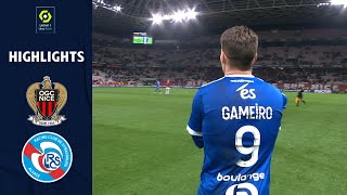 OGC NICE  RC STRASBOURG ALSACE 0  3  Highlights  OGCN  RCSA  20212022 [upl. by Ardell]