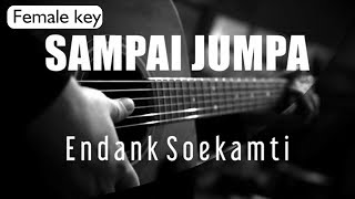 Sampai Jumpa  Endank Soekamti Female Key  Acoustic Karaoke [upl. by Allisan8]