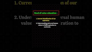 Need of value education shorts human value pharmacy bpharmacy mishra pharma [upl. by Ayhtnic]