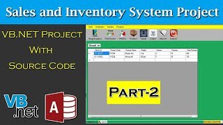 02 Sales and Inventory System Project in VBNET  MS Access [upl. by Marcoux]