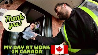 What I Do In Canada😳😅Got a Job in 10 Days after Landing🥳All About My Job Routine Here in 🇨🇦 [upl. by Tudor]