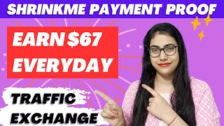 Shrinkme Unlimited Trick  Shrinkmeio Payment Proof🤑 Best Url Shortener Website  TrafficExchange [upl. by Hook]