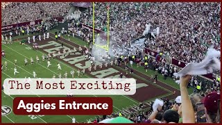 2024 Texas AampM Football Entrance vs Notre Dame With Power [upl. by Mart641]