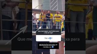 Nikolas Ferreira fazendo sinal do Pablo Marçal 7 de Setembro na Av Paulista [upl. by Robbins]