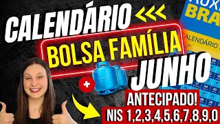 💸BOLSA FAMÍLIA JUNHO CALENDÁRIO ANTECIPADO VALOR do BENEFÍCIO pela METADE ATUALIZAÇÃO no CRAS [upl. by Yetah]