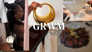 GRWM Dinner  HALLS CHOPHOUSE [upl. by Bulley]