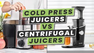 Cold Press Juicers vs Centrifugal Juicers  Which is Best [upl. by Ehttam]