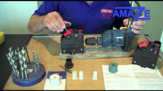 Vintek Drill Bit Sharpener  Amaze Products  Product Demonstration [upl. by Ailaham534]