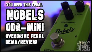 Nobels ODR Mini Overdrive Pedal Demo and Review By Andy Hillier [upl. by Ainyt]