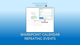 Learn how to set up Repeating Events in a SharePoint Calendar [upl. by Luella]