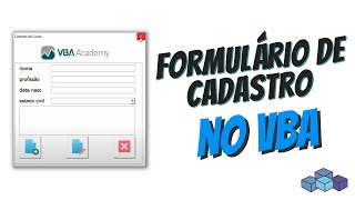 Como criar um sistema de cadastro e pesquisa usando Excel e VBA [upl. by Seiuqram]