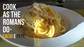 Spaghetti Cacio e Pepe 3 Ingredients [upl. by Lucita]