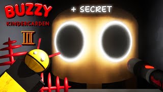 Buzzy Kindercarden Chapter 3  mascot horror gameplay walkthrough  Secret [upl. by Hulda]