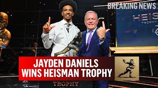 LSU QB Jayden Daniels Wins 2023 Heisman Trophy I CBS Sports [upl. by Konstantin]