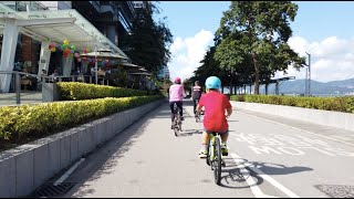 【4K】Cycle from Sha Tin to Tai Mei Tuk Tai Po  One of the best Hong Kongs cycling trails Part 1 [upl. by Genaro]