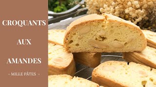 La recette des croquants aux amandes [upl. by Beata]