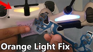 How to Fix PS4 Controller with an Orange Light that Turns On Then Off Conductive Film Solution [upl. by Eseneg469]