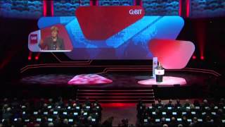 Bundeskanzlerin Merkel eröffnet die CeBIT 2013 [upl. by Sholem971]