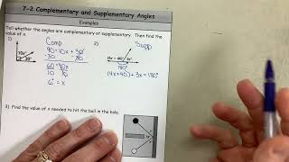 Complementary and Supplementary Angles [upl. by Delfeena]