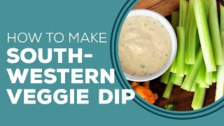 Southwestern Veggie Dip  Paulas Home Cooking [upl. by Gleich]