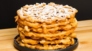 How To Make HOMEMADE Funnel Cakes [upl. by Ridley877]