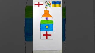 Happy Flag Indian Indian INDEPENDENCE DAY shorts viral drawing art shortvideo [upl. by Vig]