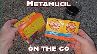 Metamucil On The Go  Travel Metamucil Review [upl. by Esidnak]