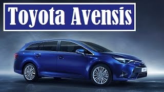 Toyota Avensis facelifted sedan and wagon their debut at 2015 Geneva Motor Show [upl. by Aleahcim]