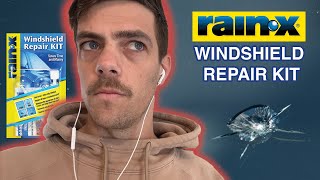 How To Fix A Windshield Crack Using RainX Windshield Repair Kit [upl. by Ulu630]