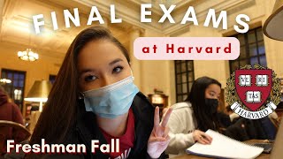 FINALS AT HARVARD  Freshman Fall 📚 [upl. by Lurline]