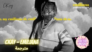 CKay  Emiliana Lyrics  مترجمة [upl. by Madea206]