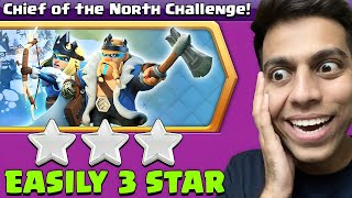 Effortlessly 3 star Chief of the North Challenge in Clash of Clans [upl. by Anselme]