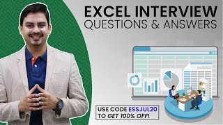 Excel Interview Questions and Answers  Free Excel Course [upl. by Catriona605]