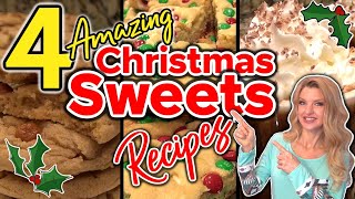 4 EASY CHRISTMAS TREATS You Must Try  Tasty HOLIDAY SWEET TREATS You Dont Want To Miss [upl. by Victorine991]