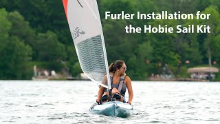 Sail Furler installation for Hobie kayak sail kit [upl. by Conard]