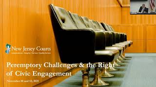 Judicial Conference on Jury SelectionPeremptory Challenges and the Right of Civic Engagement [upl. by Sears]