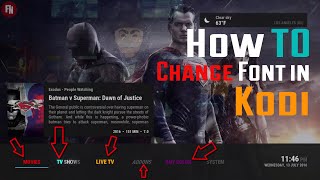 How to Add Color Bold amp Italicize your FontText in Kodi [upl. by Prinz]