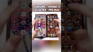 iPhone 13 Pro Max vs Samsung S24 Ultra SPEED TEST🚀 shorts viralvideo [upl. by Emery783]