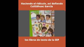 Haciendo el ridículo así defiende Cuitláhuac García los libros de texto de la SEP [upl. by Alliuqahs6]