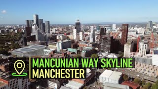 JUST MY DRONE  MANCUNIAN WAY SKYLINE [upl. by Paehpos]