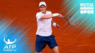 Murray Thiem Zverev advance  Mutua Madrid Open 2017 Highlights Day 3 [upl. by Leahcimaj]